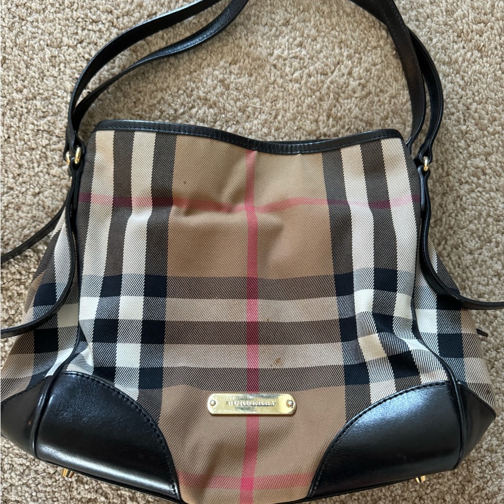 Medium check shoulder bag